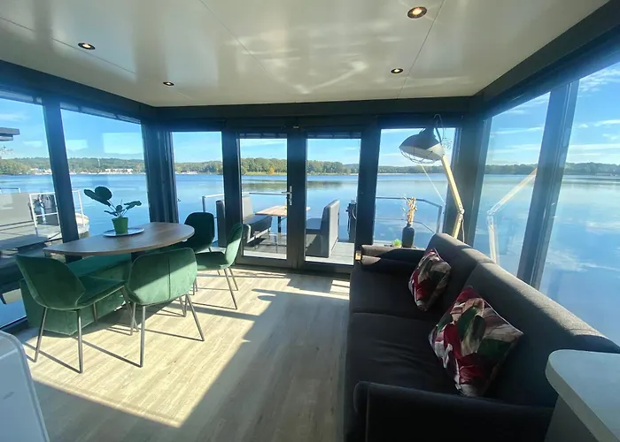 Houseboat Mookerplas Met Hottub Feriehus *